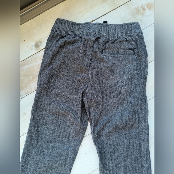 Old Navy Boys Heathered Gray Jogger Dress Pants Drawstring Waist Size Small 6-7 - Picture 4 of 4
